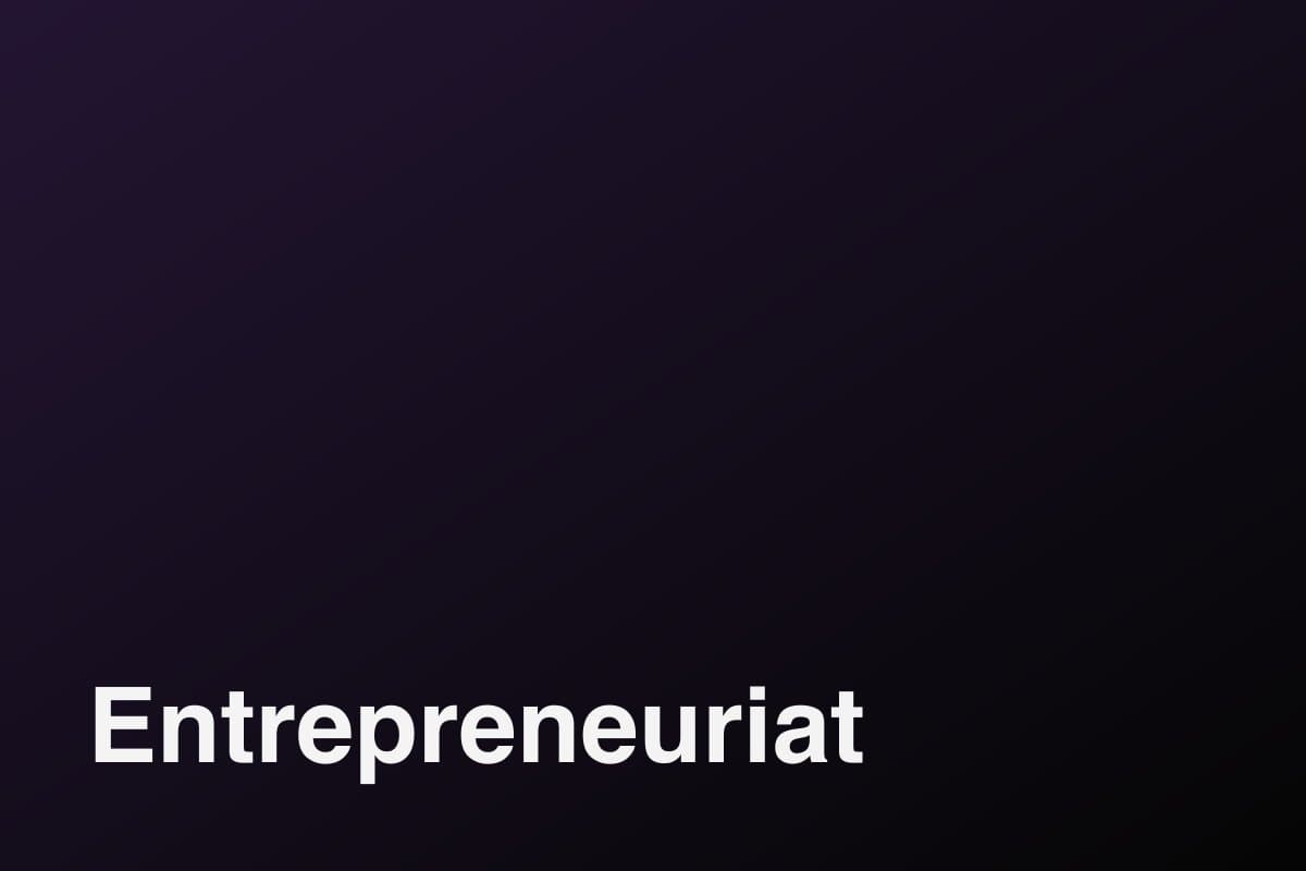 Entrepreneuriat